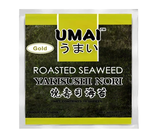 UMAI Roasted Sushi Nori 10 Sheet